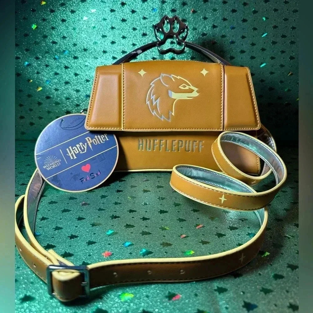 Hufflepuff Fred Segal Harry Potter Crossbody with detachable strap NWT